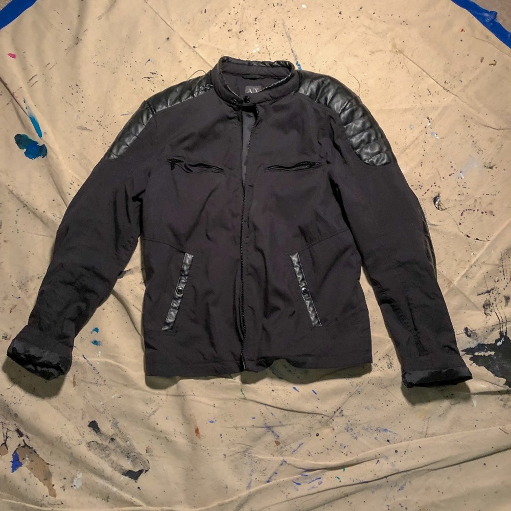 Vintage Armani Exchange Biker Jacket